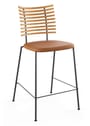 Naver Collection - Cadeira de jantar - Tiger armchair / GM4106 by Henrik Lehm - Oiled oak / Naver Select Cognac leather / Stainless steel