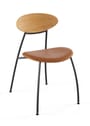 Naver Collection - Dining chair - Stone chair / GM666 by Nissen & Gehl MDD - Oiled oak / Naver Select Cognac leather / Stainless steel