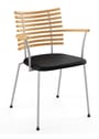 Naver Collection - Dining chair - Tiger armchair / GM4106 by Henrik Lehm - Oiled oak / Naver Select Cognac leather / Stainless steel