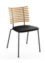 Naver Collection - Dining chair - Tiger Stol GM4105 by Henrik Lehm - Oiled oak / Naver Select Cognac leather / Stainless steel