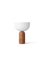 New Works - Lampada da tavolo - Kizu Portable Lamp - White Marble