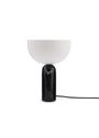 New Works - Bordlampe - Kizu Table Lampe - Small - White Marble w. White Acrylic