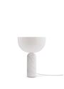 New Works - Lampada da tavolo - Kizu Table Lamp - Small - Gris du Marais Marble w. White Acrylic