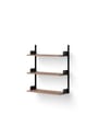 New Works - Hylly - NEW WORKS WALL SHELF - 46 - Walnut / Black