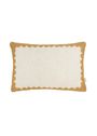 Nobodinoz - Keinokukat - Rectangular Cushion In French Linen Vibes L - Blue