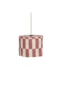 Nobodinoz - Lamp Shade - Linen Pendant Lampshade Diam. 20cm Vibes - Green tiles