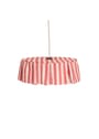 Nobodinoz - Lampekap - Pendant Lampshade Diam. 40cm Vibes - Maroon stripes