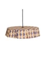 Nobodinoz - Lamp Shade - Pendant Lampshade Diam. 50cm Vibes - Auburn black harlequin