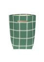 Nobodinoz - Laundry Basket - Large Storage Basket Vibes - Brown black grid