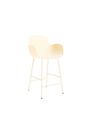 Normann Copenhagen - Bar stool - Form Bar Armchair 65 cm Steel - Light Grey