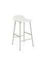 Normann Copenhagen - Barstol - Form Barstool 65 cm Full Upholstery Steel - Brass / City Velvet vol. 2 96