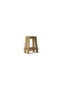 Normann Copenhagen - Taburete de bar - Let Barstool 65 Cm - Brown Stained Ash