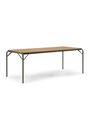 Normann Copenhagen - Garden table - Vig Table Robinia - Black - Medium