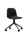 Normann Copenhagen - Office Chair - Form Chair Swivel 4W Alu - Grey / Aluminum