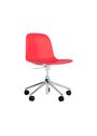 Normann Copenhagen - Cadeira de escritório - Form Chair Swivel 5W Gas Lift Alu - Aluminium / Light Grey