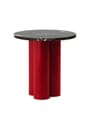 Normann Copenhagen - - Dit Table - Bright Red - Portoro Gold