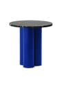 Normann Copenhagen - Side table - Dit Table - Bright Blue - Portoro Gold