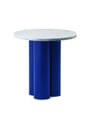 Normann Copenhagen - Sidebord - Dit Table - Bright Blue - Portoro Gold
