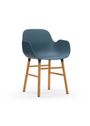 Normann Copenhagen - Chaise à manger - Form Armchair Wood - Oak / White