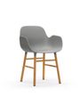 Normann Copenhagen - Dining chair - Form Armchair Wood - Oak / White