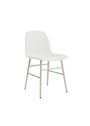 Normann Copenhagen - Spisebordsstol - Form Chair Full Upholstery Steel - Remix 133 / Light Grey Steel