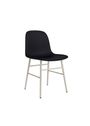 Normann Copenhagen - Chaise à manger - Form Chair Full Upholstery Steel - Remix 133 /