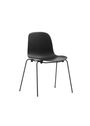 Normann Copenhagen - Chaise à manger - Form Chair Stacking Steel - White / Black