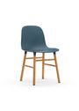 Normann Copenhagen - Chaise à manger - Form Chair Wood - White/Oak