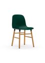Normann Copenhagen - Cadeira de jantar - Form Chair Wood - White/Oak