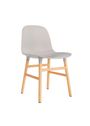 Normann Copenhagen - Krzesło do jadalni - Form Chair Wood - Light Grey/Oak