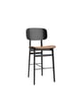 NORR11 - Bar stool - NY11 Bar Chair 65 cm - Dunes - Anthracite 21003 / FSC certified oak - Natural,