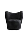 NORR11 - Chaise lounge - Little Big Chair - Barnum Col 1 / Fully Upholstered - Swivel 180,