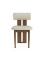 NORR11 - Dining chair - Hippo chair - Velvet - Olive 751 / FSC certified oak - Dark Smoked,