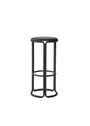 PLEASE WAIT to be SEATED - Bar stool - Hardie Bar Stool / By Philippe Malouin - Natural Ash / Black