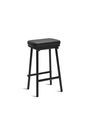PLEASE WAIT to be SEATED - Tabouret de bar - Tubby Tube Counter Stool / By Faye Toogood - Natural Ash / Black