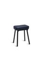 PLEASE WAIT to be SEATED - Kruk - Tubby Tube Stool / By Faye Toogood - Natural Ash / Black