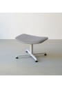 raawii - Osmanská - Arba Ottoman By Erwan Bouroullec - Orange base / light grey shell