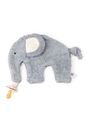 Sebra - Paño de peluche - Cuddle cloth with pacifier holder - Rose