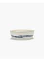 Serax - Miska do serwowania - Salad Bowl White Stripes Red Feast - White Stripes Red