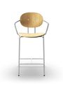 Sibast Furniture - Bar stool - Piet Hein Bar Armchair - Natural Oiled Oak / Black
