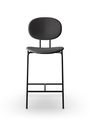 Sibast Furniture - Barkruk - Piet Hein Bar Chair | Full Upholstery - Cognac Dunes Leather / Black