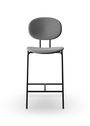 Sibast Furniture - Bar stool - Piet Hein Bar Chair | Full Upholstery - Cognac Dunes Leather / Black