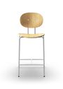 Sibast Furniture - Barkruk - Piet Hein Bar Chair - Natural Oiled Oak / Black
