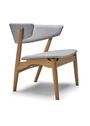 Sibast Furniture - Cadeira de banho - Sibast No.7 Lounge Chair | Full Upholstery - White Oiled Oak / Remix 123