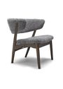 Sibast Furniture - Loungesessel - Sibast No.7 Lounge Chair | Sheepskin Upholstery - White Oiled Oak / Short Grey Sheepskin