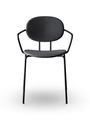 Sibast Furniture - Matstol - Piet Hein Dining Armchair | Full Upholstery - Dunes Cognac Leather / Black