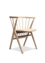 Sibast Furniture - Matstol - Sibast No.8 Dining Chair - Soaped Oak / Remix 123