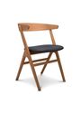 Sibast Furniture - Matstol - Sibast No.9 Dining Chair - Soaped Oak / Dunes Cognac Leather