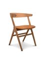 Sibast Furniture - Chaise à manger - Sibast No.9 Dining Chair - Soaped Oak / Dunes Cognac Leather