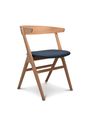 Sibast Furniture - Chaise à manger - Sibast No.9 Dining Chair - Soaped Oak / Dunes Cognac Leather